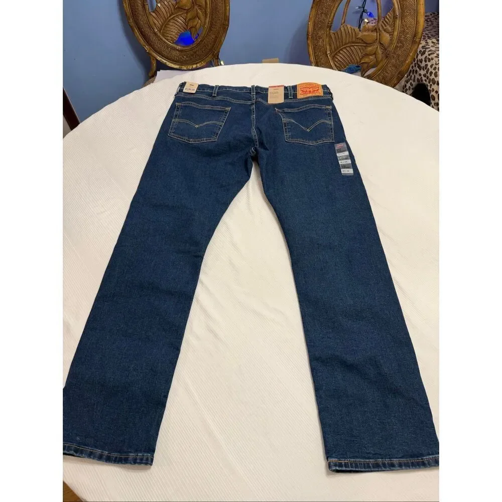 NWT Levi’s Men’s 513 Slim Straight Denim Jeans Size 38 X 32 New